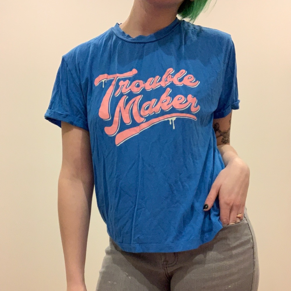 Trouble Maker Graphic T-Shirt